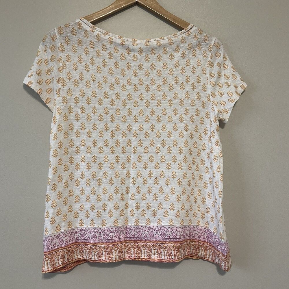 J Jill Love Linen Top Size S Boho Coastal Beach Breathable Summer Lightweight - Picture 5 of 11